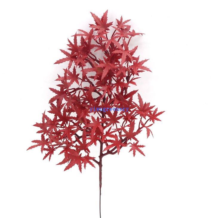 faux red maple stems